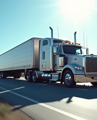 Camion de dépannage lourd en action sur l'autoroute en plein jour