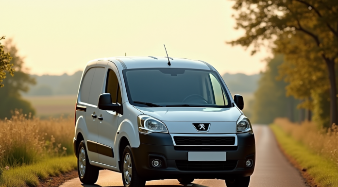 Voiture Peugeot Partner Tepee en campagne ensoleillee