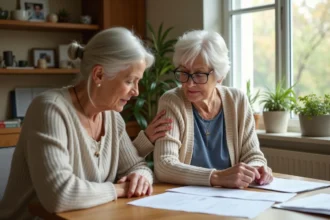 Discussion sur le maintien à domicile des personnes âgées