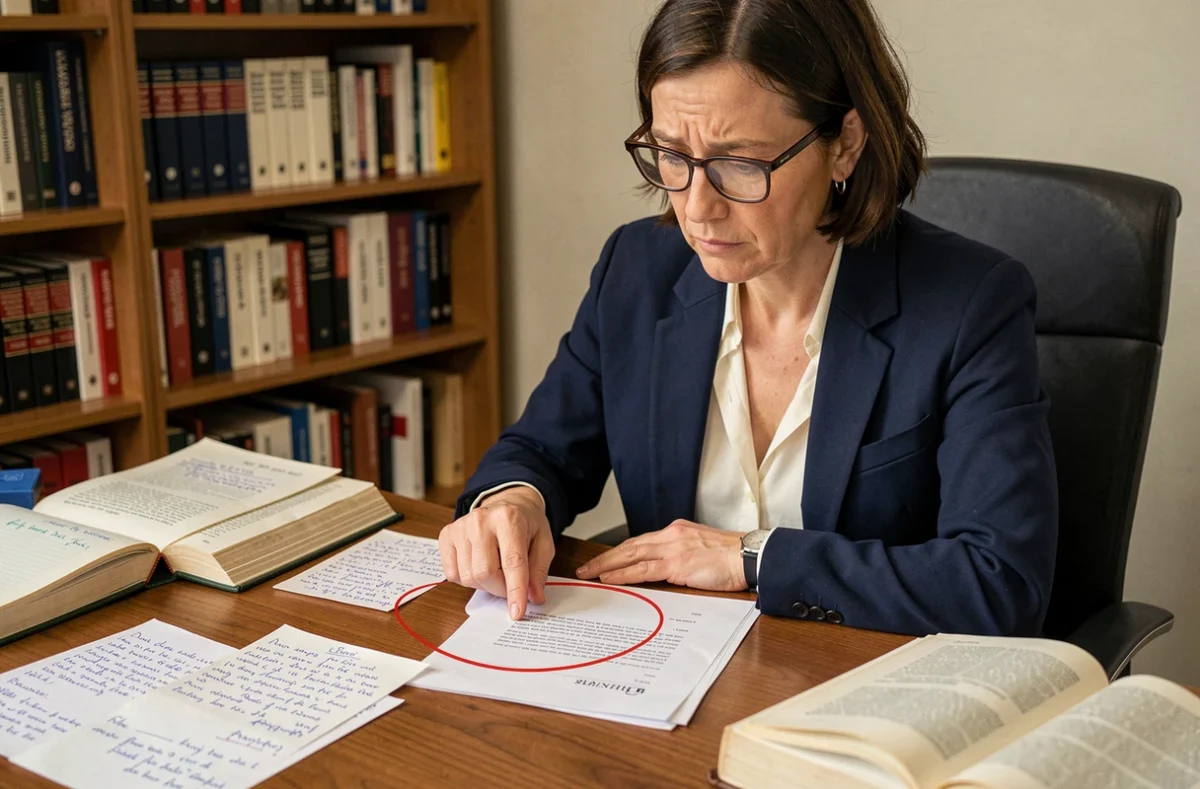 Femme consultant un livre de grammaire française pour comprendre les règles d'accord du mot cent dans les grands nombres